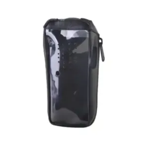 Funda Reforzada de Piel con visor frontal transpar