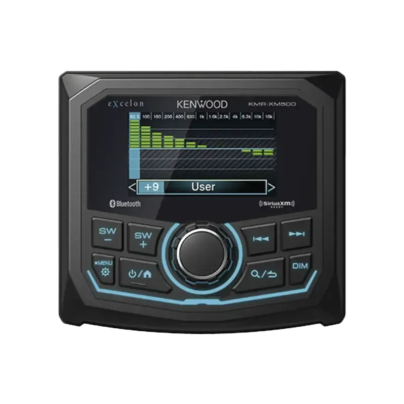 Estéreo marino sumergible IP66, con pantalla de 2. Estéreo marino sumergible IP66, con pantalla de 2.