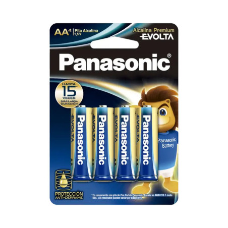 Batería Alcalina AA 1.5V EVOLTANo recargablePaquet