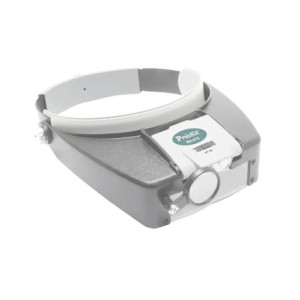 Lampara LED en correa frontal con lentes de a