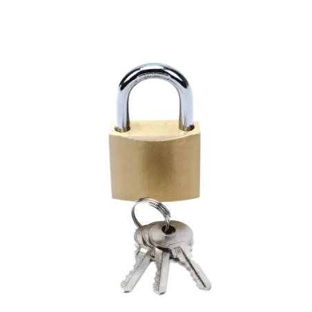 Candado de Latón Cuerpo 40 x 40 mm Con 3 Llaves. D
