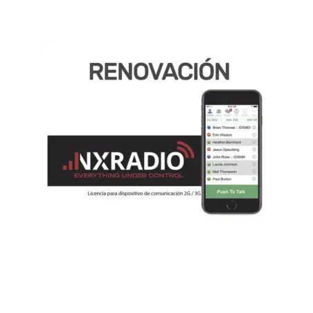 Renovacion de Servicio Anual NXRadio para Disposit