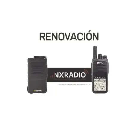 Renovacion de Servicio Anual NXRadio para Terminal