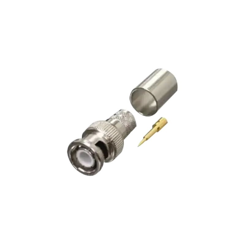 Conector BNC Macho de Anillo Plegable para RG-8/U, Conector BNC Macho de Anillo Plegable para RG-8/U,