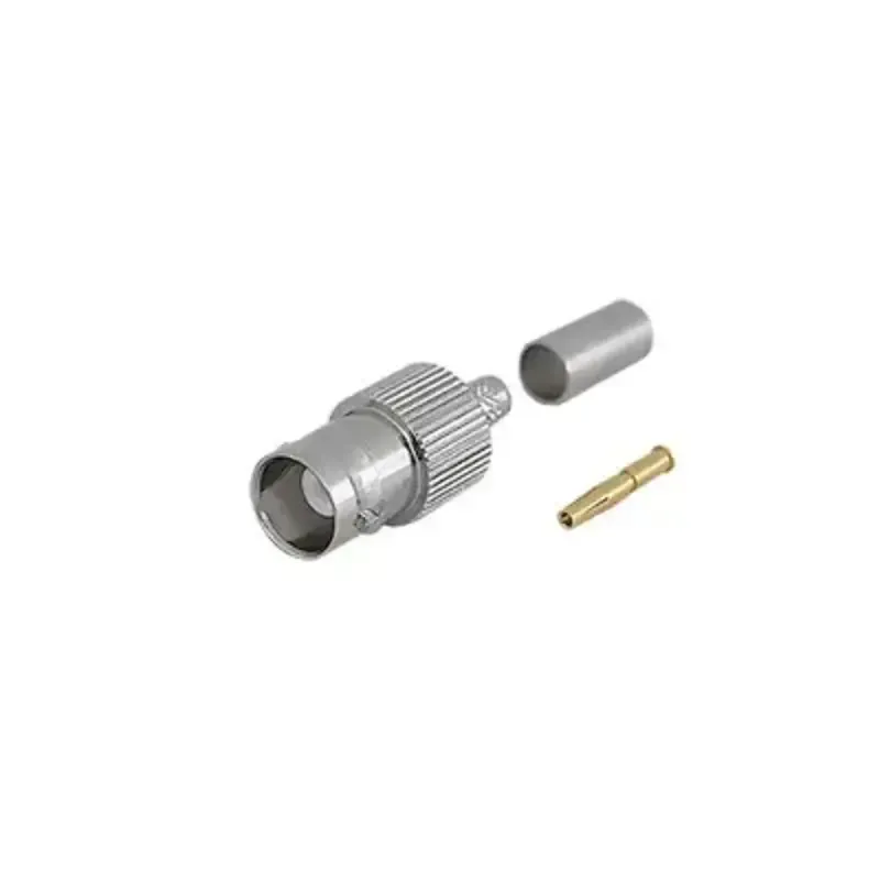 Conector BNC Hembra de anillo plegable para cable Conector BNC Hembra de anillo plegable para cable