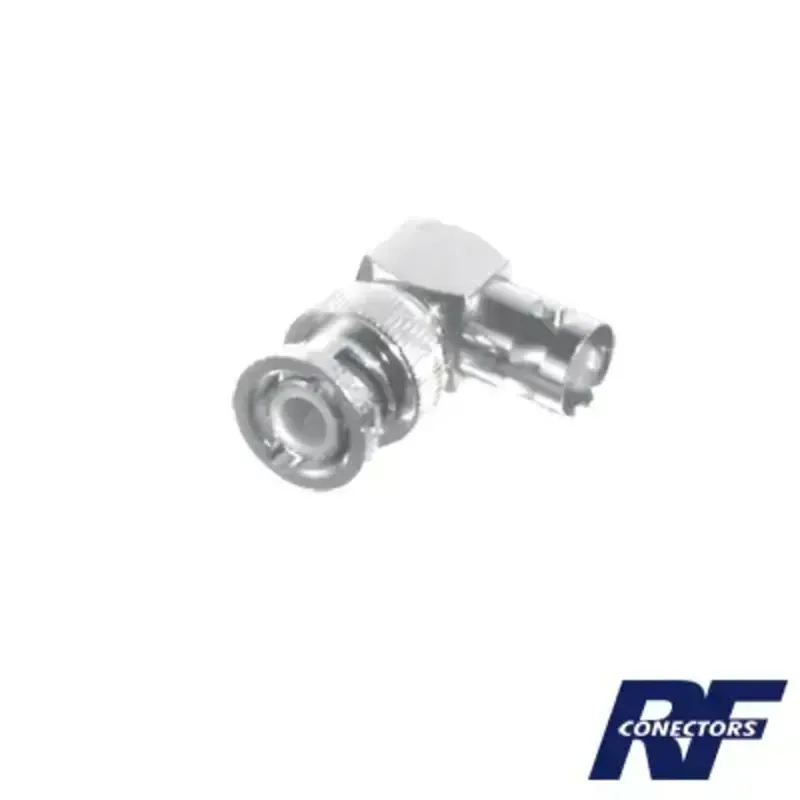 Adaptador en Ángulo Recto, de Conector BNC Macho a Adaptador en Ángulo Recto, de Conector BNC Macho a