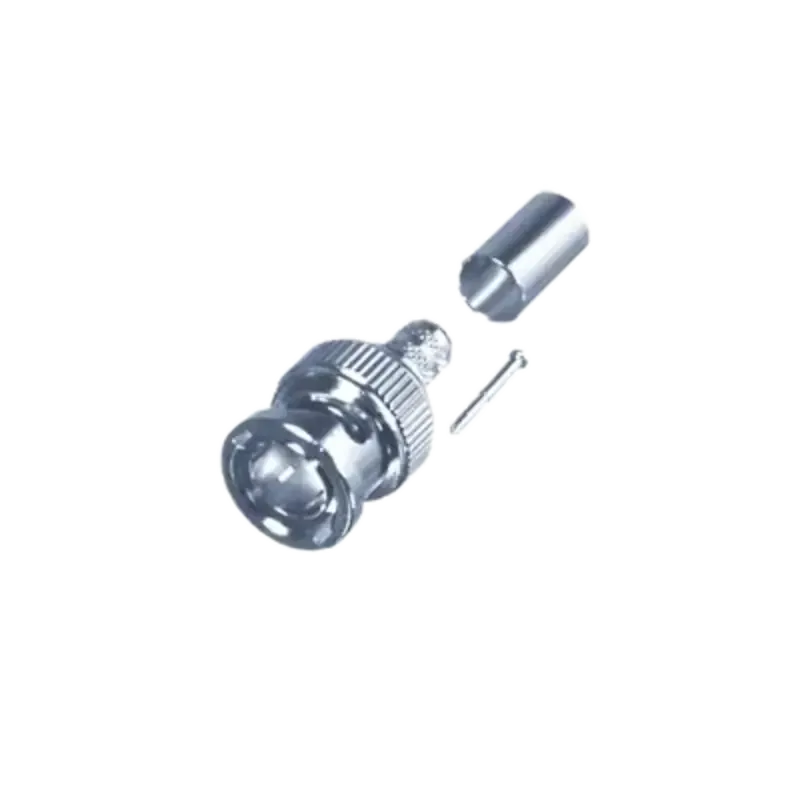 Conector BNC Macho de Anillo Plegable para Cable R Conector BNC Macho de Anillo Plegable para Cable R