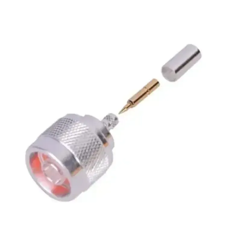Conector N Macho de Anillo Plegable para Cable LP- Conector N Macho de Anillo Plegable para Cable LP-