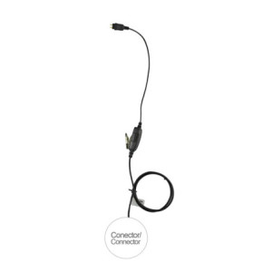 Micrófono de 1 cable serie LOC para KENWOOD P