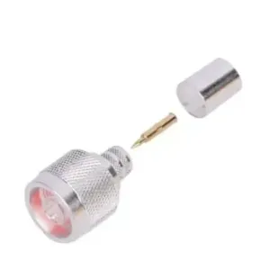 Conector N Macho de Anillo Plegable en Cables con