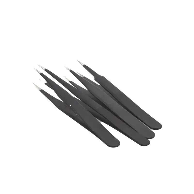 Juego de 4 Pinzas Antiestáticas Juego de 4 Pinzas Antiestáticas