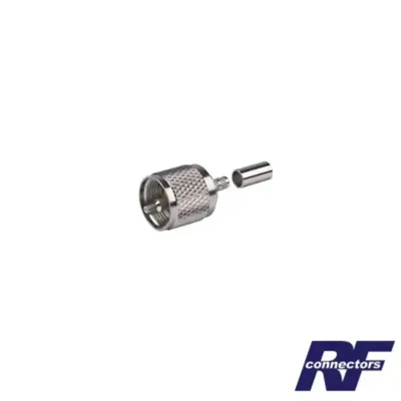 Conector UHF Macho PL-259 de Anillo Plegable para Conector UHF Macho PL-259 de Anillo Plegable para
