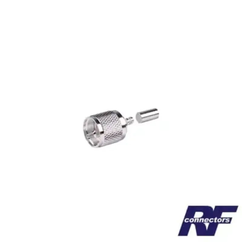 Conector UHF Macho PL-259 de anillo plegable para Conector UHF Macho PL-259 de anillo plegable para