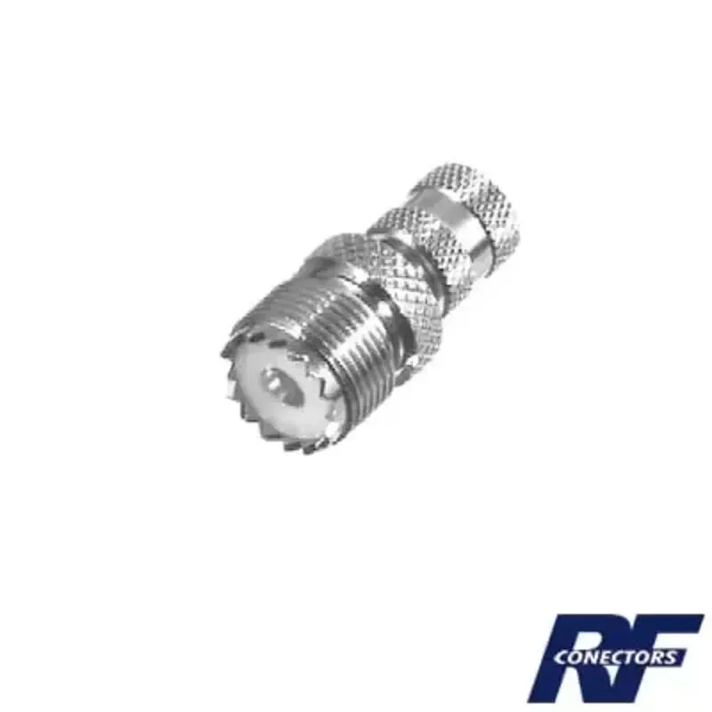 Adaptador en Línea de Conector Mini UHF Macho a UH Adaptador en Línea de Conector Mini UHF Macho a UH