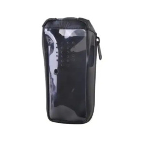 Funda Reforzada de Piel con visor frontal tra