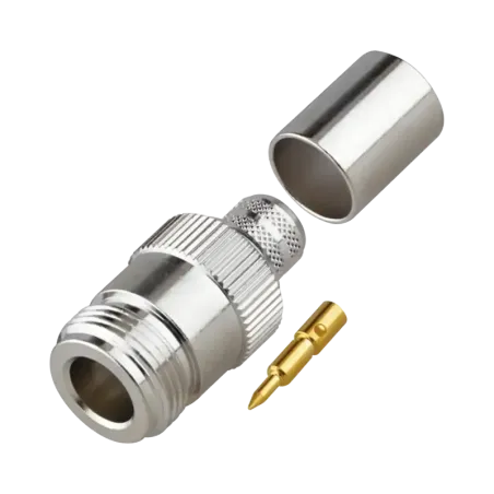 Conector N Hembra Inverso de Anillo Plegable para