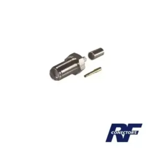 Conector SMA Hembra de Anillo Plegable para Cable