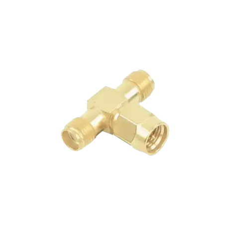 Adaptador en T, de Conector SMA Macho a Doble SMA