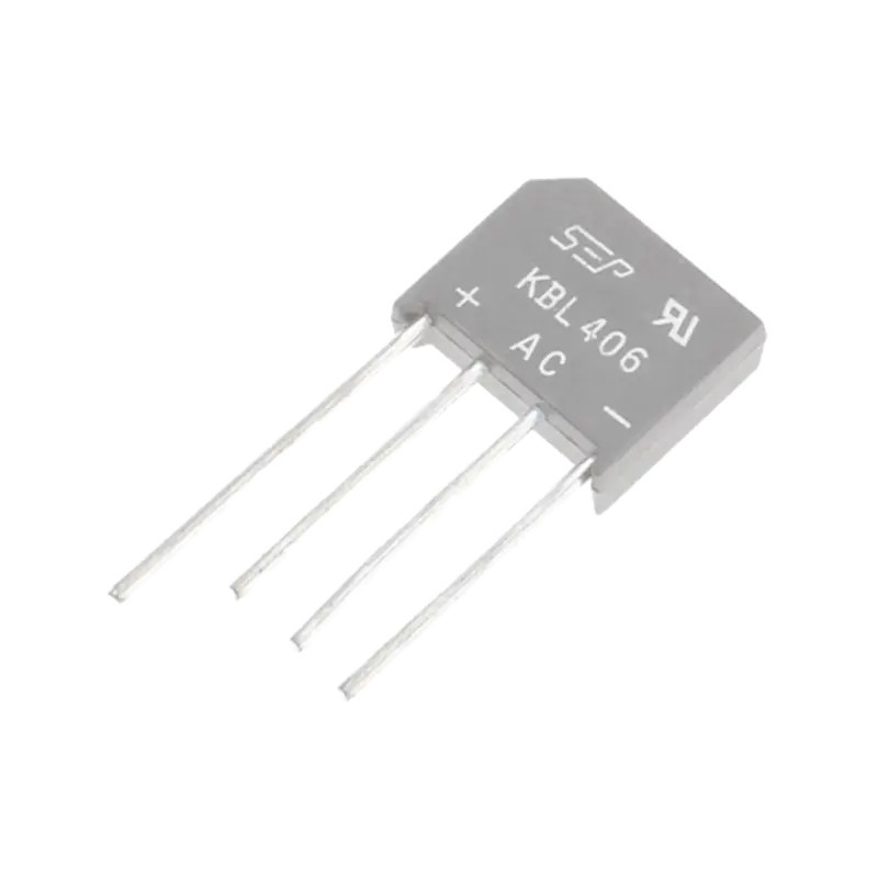Puente Rectificador de Silicio, 4 Amp 600 Vol Puente Rectificador de Silicio, 4 Amp 600 Vol