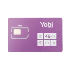 SIM Yobi para dispositivos móviles 3G/4G con recar