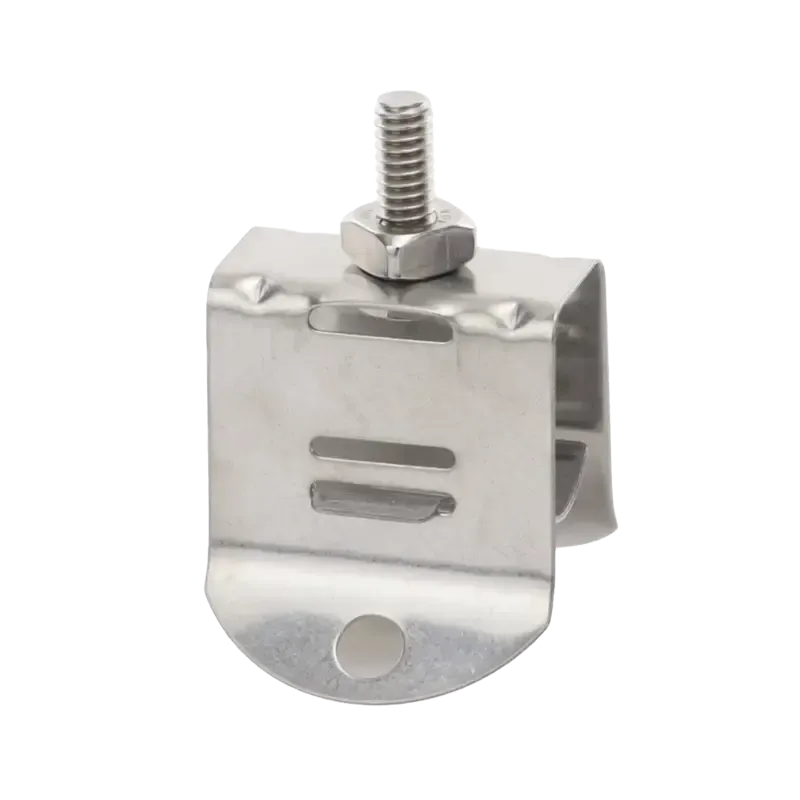 Sujetador de doble click para cable coaxial de 1/2 Sujetador de doble click para cable coaxial de 1/2