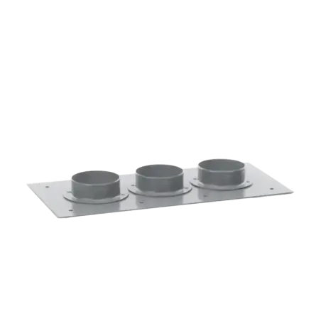 Placa Pasamuros Con Capacidad de 3 Botas de 4in