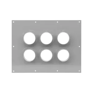Placa Pasamuro Con Capacidad de 6 Botas de 4in