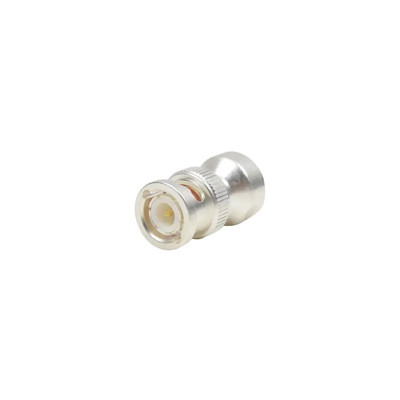 Adaptador UNIDAPT Hembra a BNC Macho Plata -