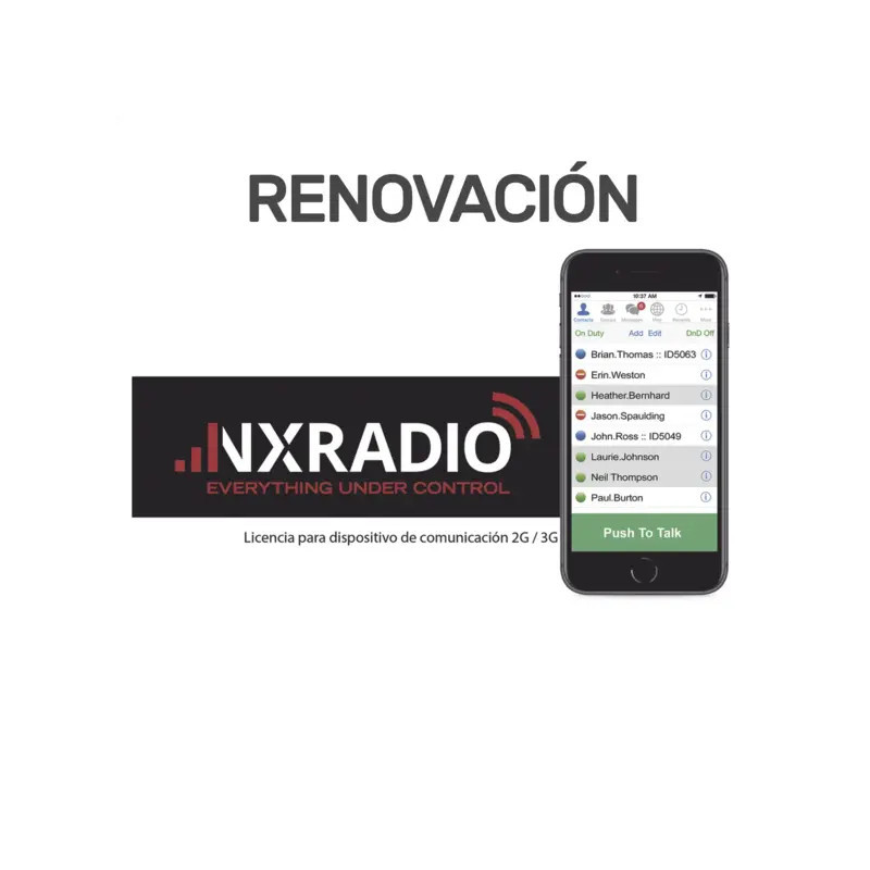 Renovacion de Servicio Anual NXRadio para Dis Renovacion de Servicio Anual NXRadio para Dis