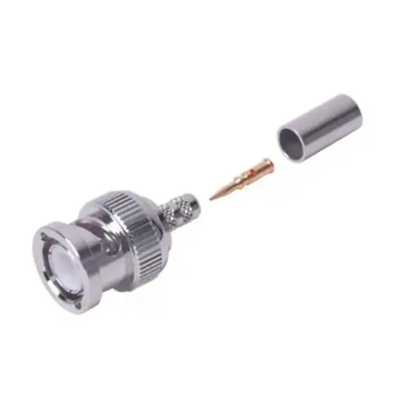 Conector BNC Macho de Anillo Plegable para Ca