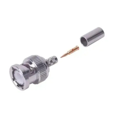 Conector BNC Macho de Anillo Plegable para Ca