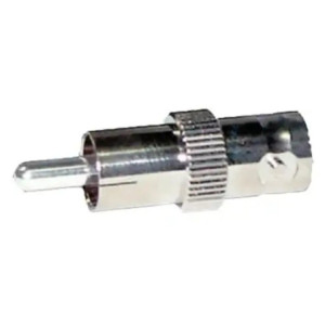Adaptador de BNC Hembra a RCA Macho en 50 Ohm