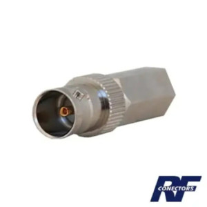 Conector BNC Hembra en 75 Ohm, Tipo Roscable