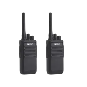 Par de radios analógicos, listos para utilizarse,