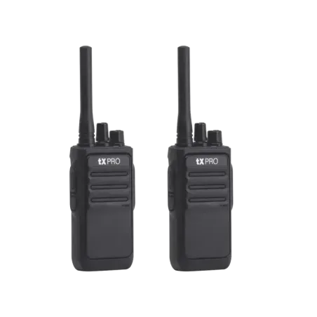 Par de radios analógicos, listos para utilizarse,