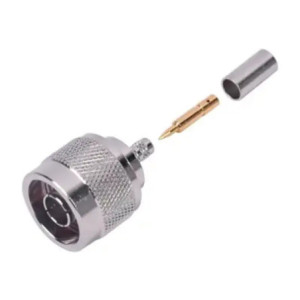 Conector N Macho de Anillo Plegable para Cabl