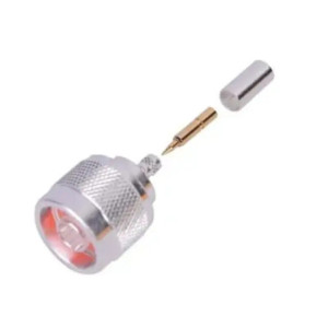 Conector N Macho de Anillo Plegable para Cabl