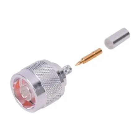 Conector Coaxial N Macho de Anillo Plegable p