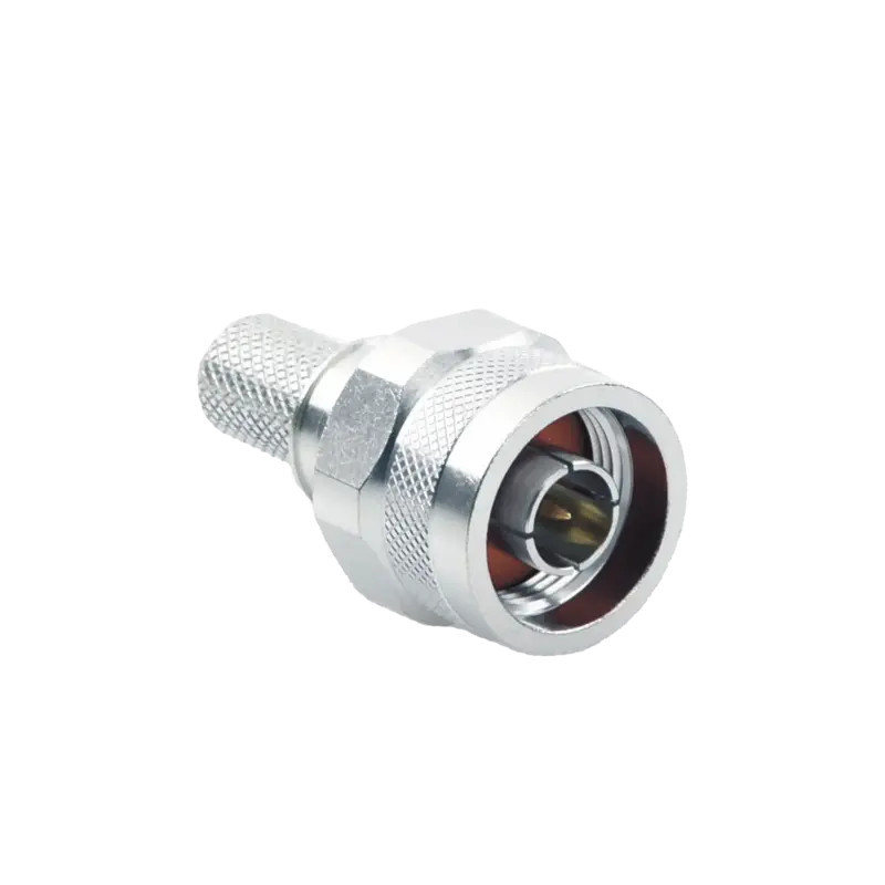 Conector N Macho de PIN Cautivo, Anillo plega Conector N Macho de PIN Cautivo, Anillo plega