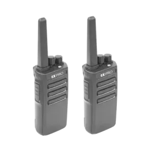 Duo de Radios Portatiles UHF, 5W de Potencia, Scra