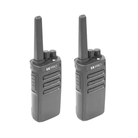 Duo de Radios Portatiles UHF, 5W de Potencia, Scra