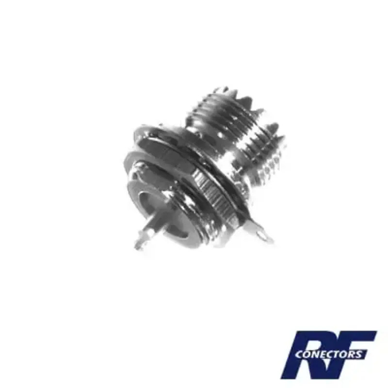 Conector UHF Hembra SO-239 en Línea, Montaje Conector UHF Hembra SO-239 en Línea, Montaje