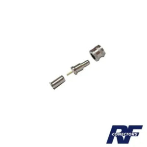 Conector Mini-UHF Macho, 50 Ohm de Anillo Ple