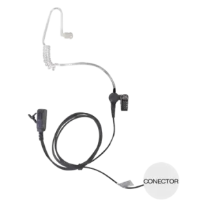 Micrófono - audífono de solapa con tubo acústico t