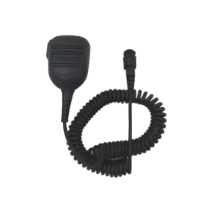 Micrófono para radio móvil con conector redondo pa