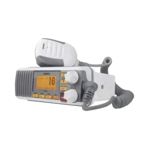 Radio Móvil Marino VHF, color blanco, Tx: 156.025