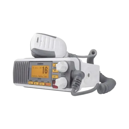 Radio Móvil Marino VHF, color blanco, Tx: 156.025