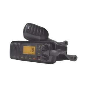 Radio Móvil Marino VHF, color negro, 25 W de poten
