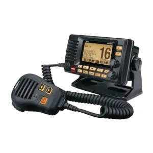 Radio Móvil Marino VHF, color negro con receptor d