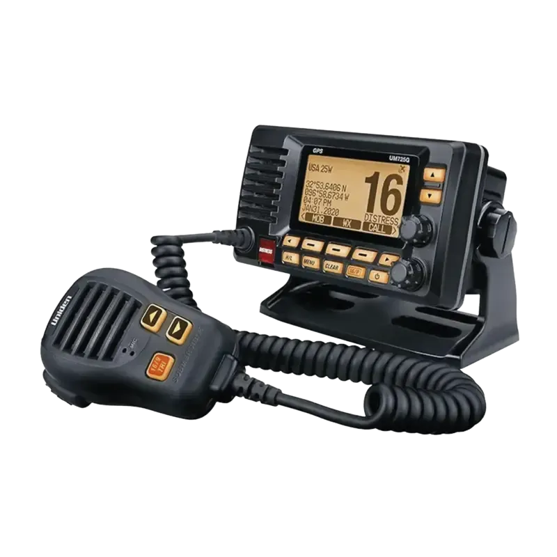 Radio Móvil Marino VHF, color negro con receptor d Radio Móvil Marino VHF, color negro con receptor d